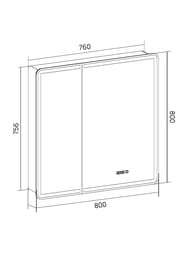 �������-���� ��������� Nice 800�800�150 � ���������� � ������, ������ ��������