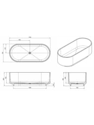 ����� ��������������� Knief Ellipse Shape (1700�750�560) �� ����������� ���������, ����: 04 Wheat, 0700-AL497-04