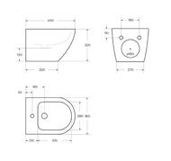 ������ ��������� BelBagno UNO (360x482x360) ������������, ������� � �����������, ����� BB3105CHR/SC