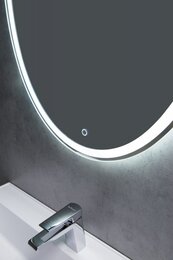 Зеркало BelBagno (700x30x700) с подсветкой и сенсорным выключателем, круглое SPC-RNG-700-LED-TCH