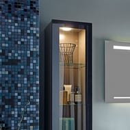 ����� ��������� Burgbad Yumo 350�1760�320 LED, ����� �����, 1 ������, ������/����� ������ HSKD035LF3194