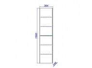 ����� ��������� Aqwella Mobi 365�1500�240 5 �����, ������ �����/����� ��� MOB0535W+MOB0735DB