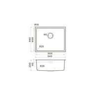 ����� Omoikiri TADZAVA 54-U-IN (540�440�200) ����������� ������, ����������� ����� 4993512