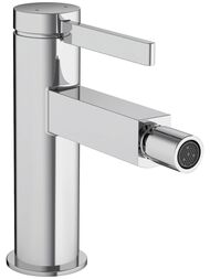 Смеситель Hansgrohe Finoris 76200000 для биде, однорычажный, сливной клапан Push-Open, хром — миниатюра 1