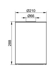 ����� ��� ������ Keuco Plan 5 �., ���������, � �������, ����������� �����/�����-����� 04989070037