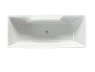 Ванна акриловая BelBagno BB110-180-76 1800x760x620 прямоугольная, отдельностоящая, переливом, белый