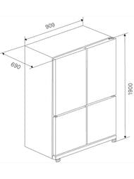 ����������� Kuppersbusch K.8 (900�1900�690) Side-by-Side, NoFrost, ����. ����� FKG 9850.0 E
