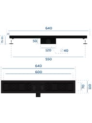   toHit Tray 600x100x75-95 , . , c ,  TH10-016002