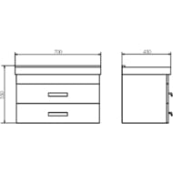 ����� COMFORTY �������-70� (700�550�450) ���������,� ���������, ��� ������ 00-00008855