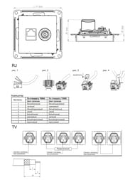 ������� Systeme Electric ARTGALLERY ������� ��+������������ RJ45, ���. 5�, �����, GAL000989