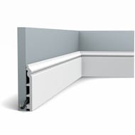 Плинтус Orac Decor SX118 (138х18х2000) белый (шт.)