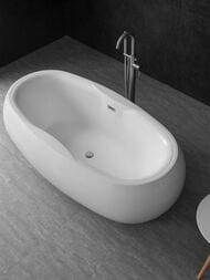 Ванна акриловая BelBagno BB502-1800-900 (1860х940х590) отдельностоящая, белый