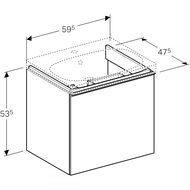    Geberit Acanto (595x535x476) ,   500.609.16.1