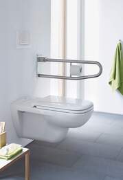 Унитаз подвесной DURAVIT D-CODE 360х700х365 безбарьерный, горизонтальный выпуск 22280900002