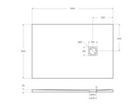     BELBAGNO TRAY-MR-UNO-AH-120/80-35-W-CR  , 