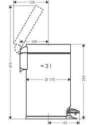    Hansgrohe AddStoris 41775670 3    Softclose  ,  