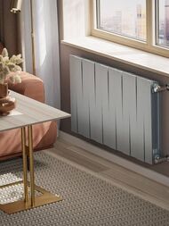 Радиатор биметаллический, 12 секций ROYAL THERMO PianoForte 500 ВШГ 590х970х100 2376 Вт Серебристый — изображение 5