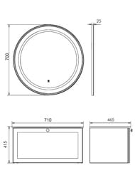 ������� COMFORTY ������-70 (800�800�120) ���������, � ����������, ������,  �����������. 00-00014156