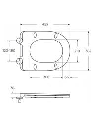 ������-�������� BelBagno TRE-TOR 360�790�700 TORNADO, � �������� soft close, ����� BB673CP-MN-TOR/SC