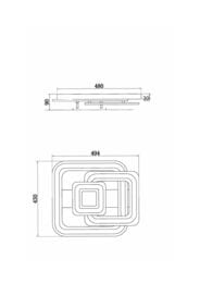 ���������� ��������-������� Freya Sunny Market (���������������) FR10022CL-L71W,90 Ra,220/240 V,IP20,�����