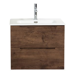 Тумба под раковину BelBagno ETNA 39 (600х390х500) подвесная, Rovere Moro ETNA39-600/390-2C-SO-RW-P