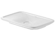 Раковина DURAVIT PURAVIDA 700х420х100 без площадки под смеситель, без перелива, крепление 0370700000