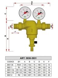 ������ FAR 3/4" �� � ����������, 300���, � �����������, ������, Max: 95 �C, 25 ���, FA 3931 34