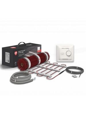 Теплый пол Royal Thermo EasyFix Mat RTEM 2-180-10, 10м2, 180Вт/м2, 0,5м х 10м, 1800Вт, с терморег