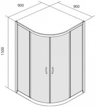 ������� ������ IDDIS (900�900�1500) �����������, ���.����, ������ �����.,��� �������� ������� TF90MH