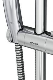 Уценка! Am.Pm Gem Душевой комплект F0190100 ручной душ 3 функции d110 мм, штанга 700мм, шланг 1750мм