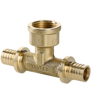 Тройник VALTEC аксиальный, 16х1/2