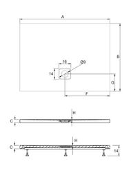 ������ ��������� RIHO BASEL 408 (1400�800�45) �������������, �����, � �������