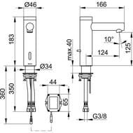 ��������� ��� �������� Keuco IXMO 125 ��, �����������, ����. �����,  �� ��������, ���� 59511011100