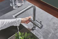 Смеситель Grohe Blue Pure Minta 31721000 для кухни однорычажный, с каналом для питьевой воды, хром