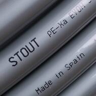 Труба STOUT PEX-A 32х4,4 из сшитого полиэтилена с кислородным слоем, серая, 1м, SPX-0001-003244
