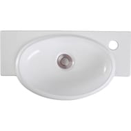 Раковина подвесная Акватек AQ5329-00 (275х510х130) 1 отверстие под смеситель, белый AQ5329-00