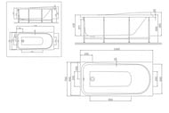 Панель фронтальная для ванны AM.PM Like (1500х700) W80A-150-070W-P