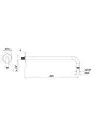 ��������� ��� �������� ���� Almar 420 ��, ���������, ������� �������, ���� ������ ����. PVD E021115.HB