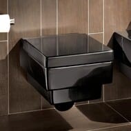 Уценка! Унитаз подвесной Villeroy & Boch MEMENTO 5628 10 S0 (375х560х355) черный глянец