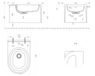 ���� ��������� Salini Gemelli 530�410�300 �������, ���. ��� ���������, S-Stone, ����� ���. 250121M