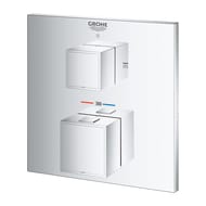 ��������� Grohe Grohtherm Cube 24154000 ��������� ��� ����, ������������� 2 ������, ������� �����,