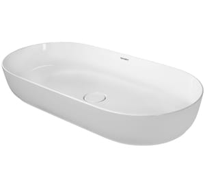 Раковина Duravit Luv 800х400 шлифованная, белая, выпуск с керамической крышкой 0379800000