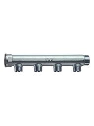 Коллектор запорный FAR 1.1/4"ВН на 4 отвода 3/4"Н, меж.осевое 50мм, FK 3725 11434