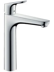 Смеситель Hansgrohe Focus 31518 для умывальника с высоким фикс. изливом, без донного клапана, хром — миниатюра 1