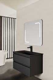 Умывальник Ideal Standard Lux CONNECT AIR 840х460х165 отвер под смеситель/перелив,мат.черный E0279V3