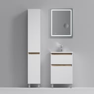 Тумба под раковину AM.PM X-Joy (550х850х450) напольная, 2 ящика, белый глянец M85AFSX0552WG