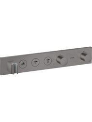 Смеситель Axor ShowerSelect 18356340 для душа, встраиваемый, термостат, 3 выхода, шлиф.черный хром