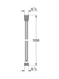 ������� ����� Grohe Relexaflex Metal Long-Life 1250��, �������������, ����: ���� 28142002