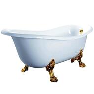 Ванна MIGLIORE MILADY 185x82 на лапах "LEONE" LUX, слив-перелив бронза 26242