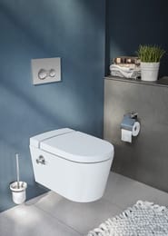 Унитаз подвесной Vitra Nest (355x570х455) функция биде, сиденье, антибакт.покр., белый 5176B003-6233